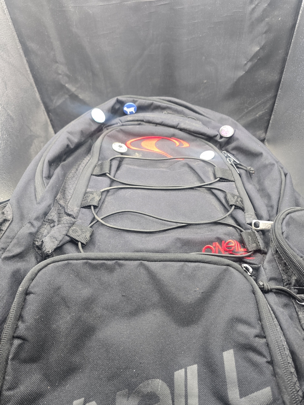 O'Neill Black Men's Backpack - Durable Everyday Bag 22h And 16.5 W Dimension